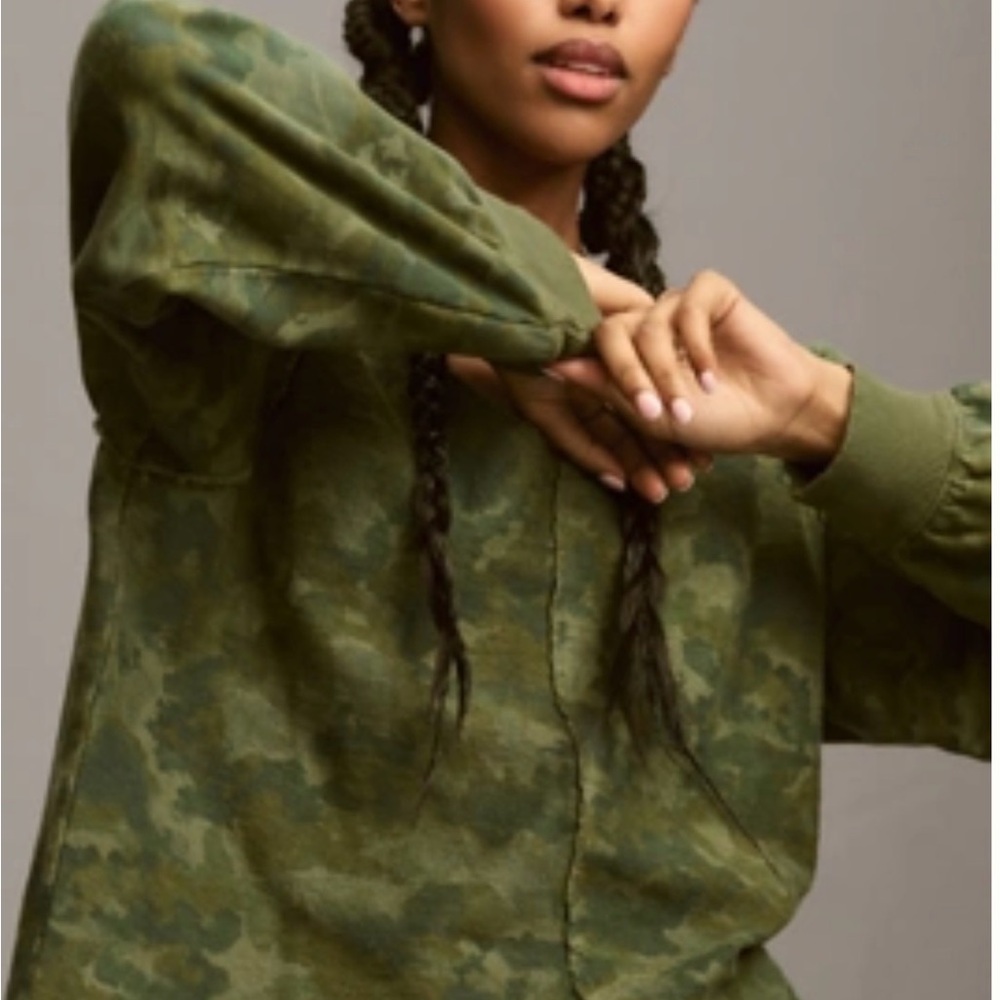 Pilcro Reworked Popover Sweatshirt